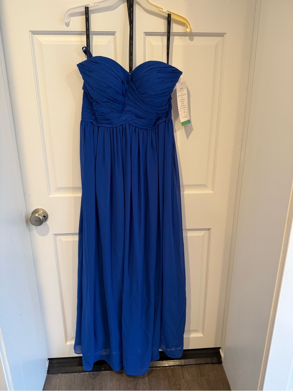 New, Never Worn Bright Blue Bill Levkoff Bridesmaid Dress